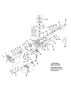 Transmission Lh 618-06020b Diagram and Parts List for Z-FORCELZ54 (17BIDAGC-17BIDAGC010)(2015) Cub Cadet Lawn Tractor